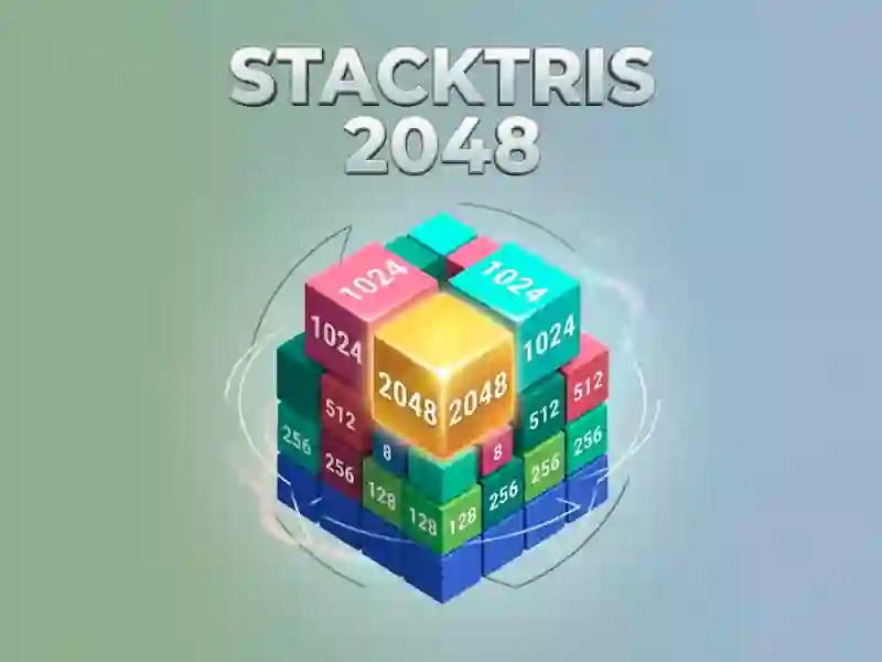 Peli Stacktris 2048 verkossa
