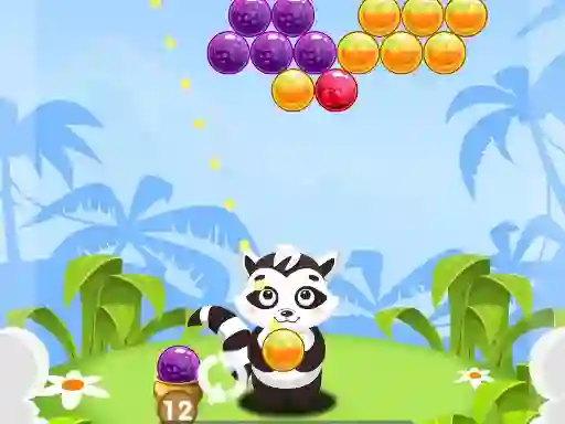 Peli Bubble Shooter Raccoon verkossa