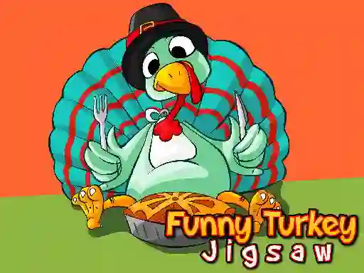 Peli Funny Turkey Jigsaw verkossa