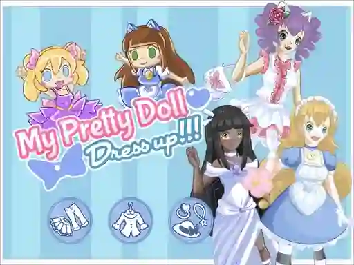 Peli My pretty doll : Dress up verkossa