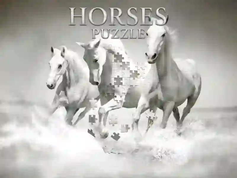 Peli Horses Puzzle verkossa