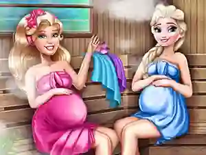 Peli Cute Mommies Pregnant Sauna verkossa