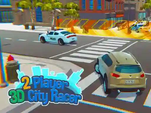 Peli 2 Player 3D City Racer verkossa