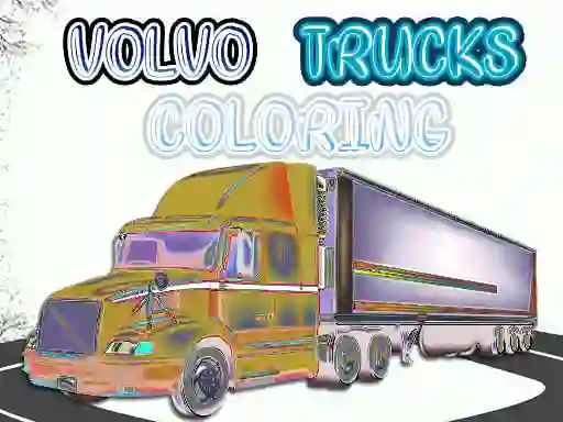 Peli Volvo Trucks Coloring verkossa