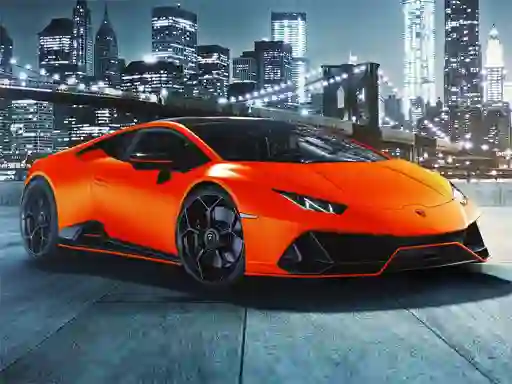 Peli Lamborghini Huracan Evo Puzzle verkossa