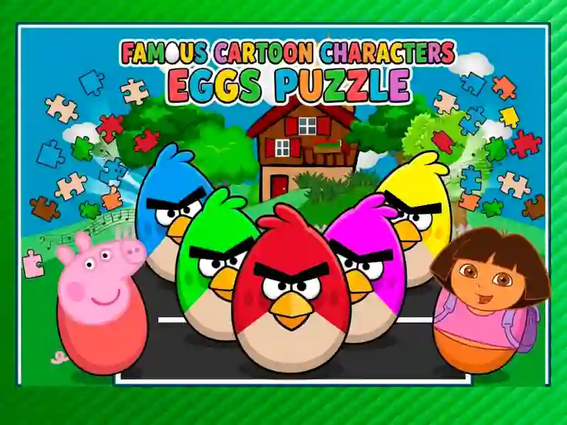 Peli Famous Cartoon Characters Eggs verkossa