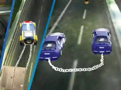 Peli Chained Impossible Driving Police Cars verkossa