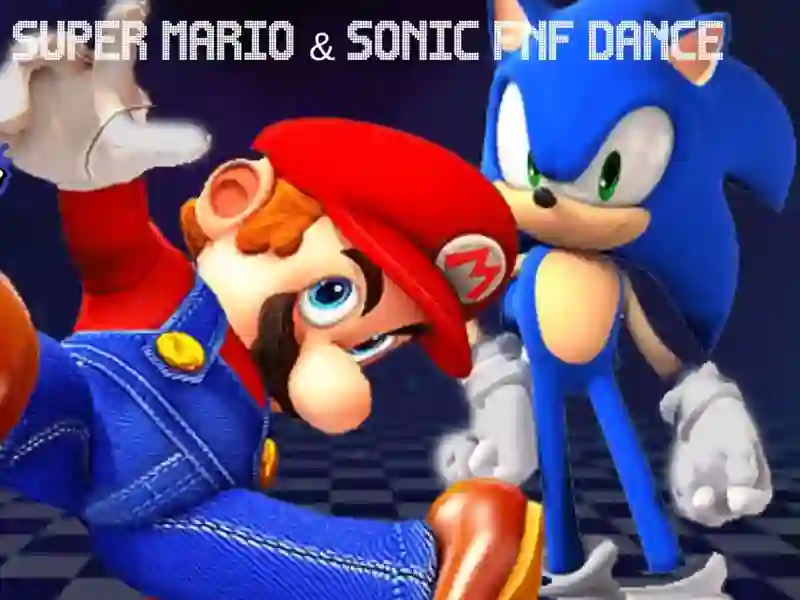 Peli Super Mario & Sonic FNF Dance verkossa