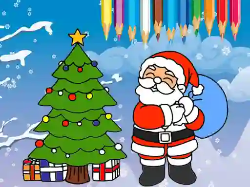 Peli Coloring Christmas Tree verkossa