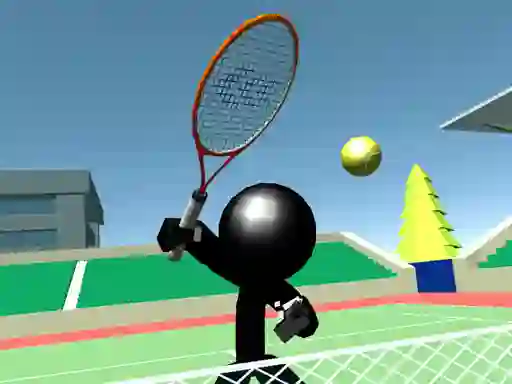 Peli Stickman Tennis 3D verkossa