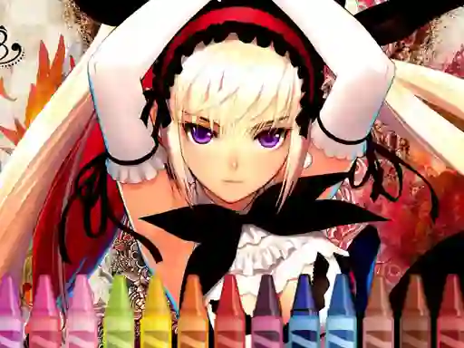 Peli 4GameGround Anime Manga Coloring verkossa