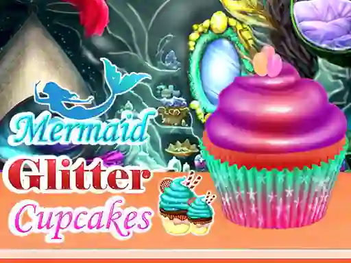 Peli Mermaid Glitter Cupcakes verkossa