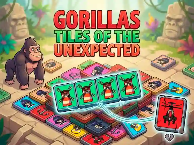 Peli Gorillas Tiles Of The Unexpected verkossa