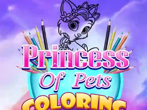 Peli Princess Of Pets Coloring verkossa