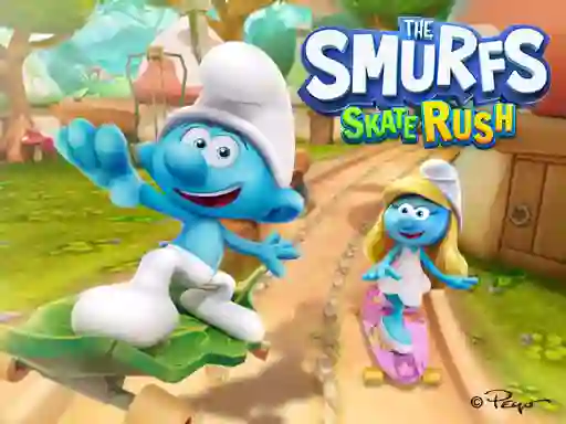 Peli The Smurfs Skate Rush verkossa