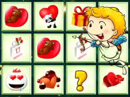 Peli Valentines Cards Match verkossa