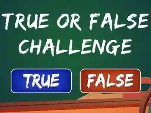 Peli  True Or False Challenge verkossa