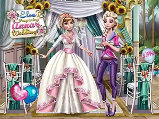 Peli Elsa Preparing Anna's Wedding verkossa