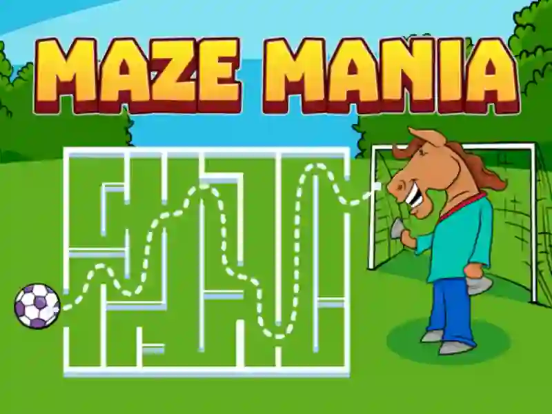 Peli Maze Mania verkossa