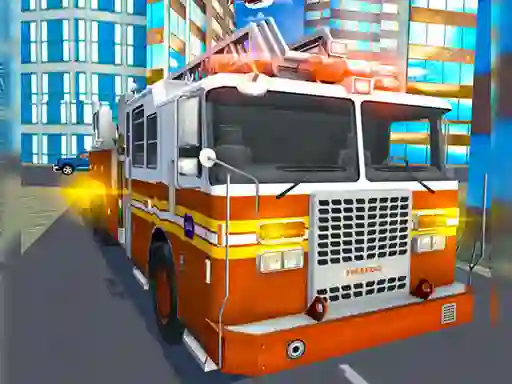 Peli Fire City Truck Rescue Driving Simulator verkossa
