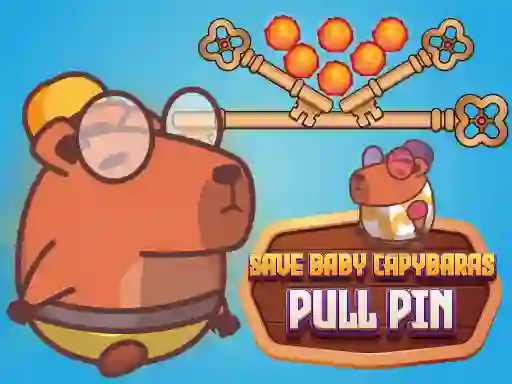Peli Save Baby Capybaras Pull Pin verkossa