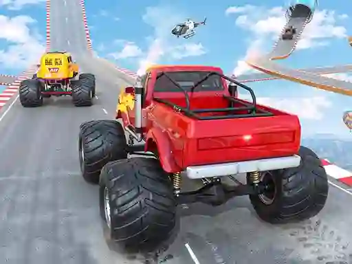Peli Mega Ramp Monster Truck Race verkossa