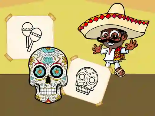 Peli Crazy Mexican Coloring verkossa