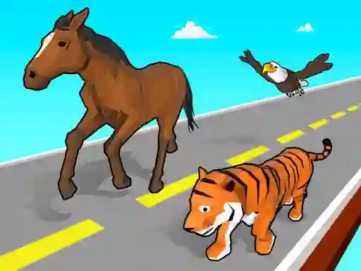 Peli Animal Transform Race verkossa