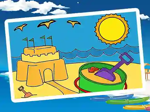 Peli Summer Coloring Pages verkossa