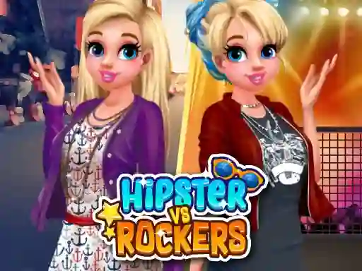 Peli Hipsters vs Rockers verkossa
