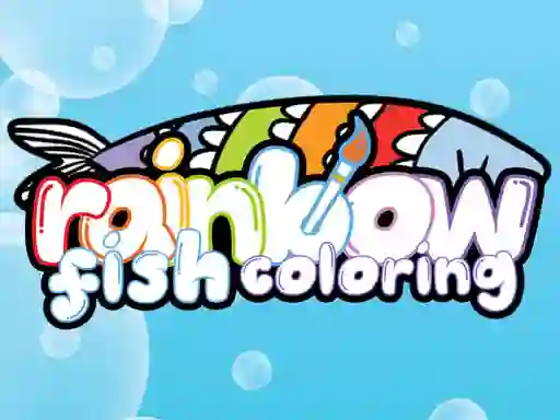 Peli Rainbow Fish Coloring verkossa