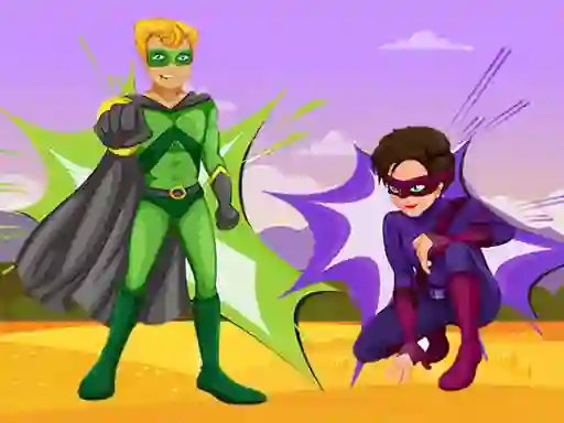 Peli Superheroes Jigsaw verkossa