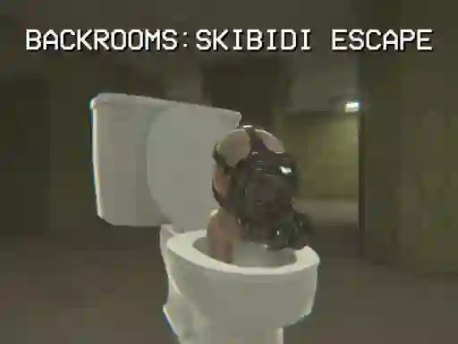 Peli Backrooms: Skibidi Escape verkossa