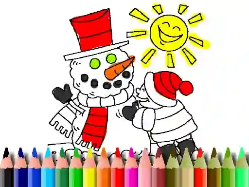 Peli Back To School: Winter Time Coloring verkossa