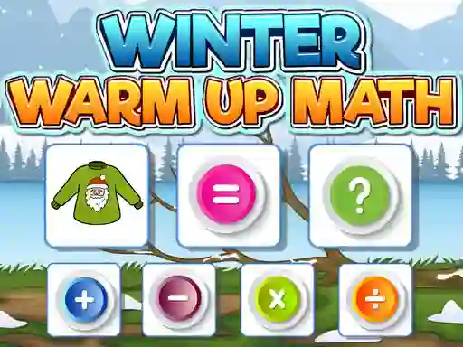 Peli Winter Warm Up Math verkossa