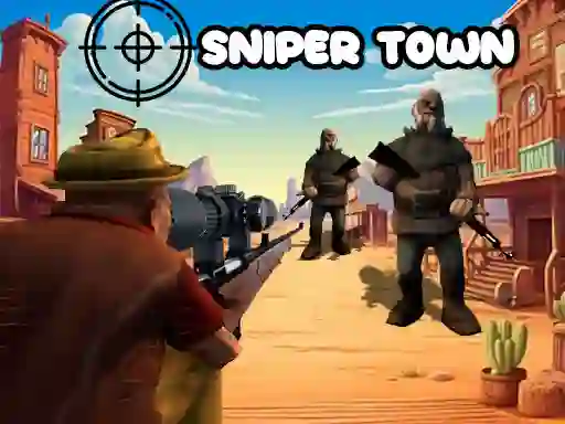 Peli Sniper Town verkossa