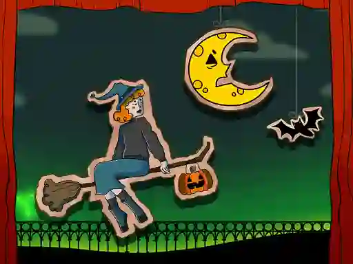 Peli Halloween Witch Fly verkossa