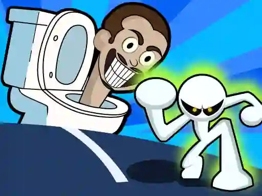 Peli Stickman vs Skibidi Toilet verkossa