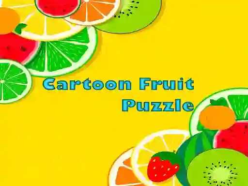 Peli Cartoon Fruit Puzzle verkossa