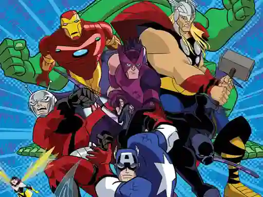 Peli Avengers Coloring verkossa