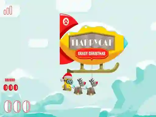 Peli FlappyCat Crazy Christmas verkossa