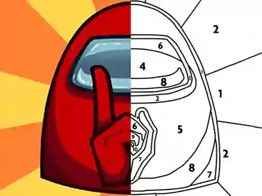 Peli Among Them Coloring Book verkossa