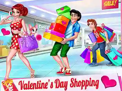 Peli Valentine's Day Shopping verkossa