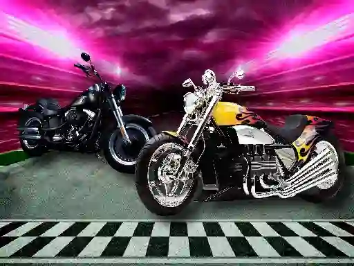 Peli Motorbike Puzzle Challenge verkossa