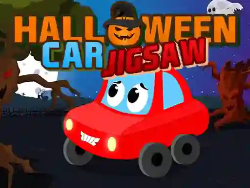 Peli Halloween Car Jigsaw verkossa