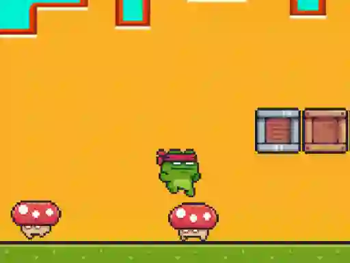 Peli Ninja Frog Adventure verkossa