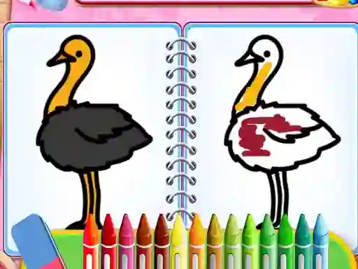Peli Coloring Birds Game verkossa