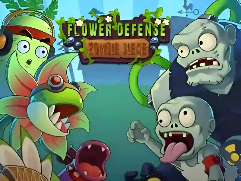 Peli Flower Defense Zombie Siege verkossa