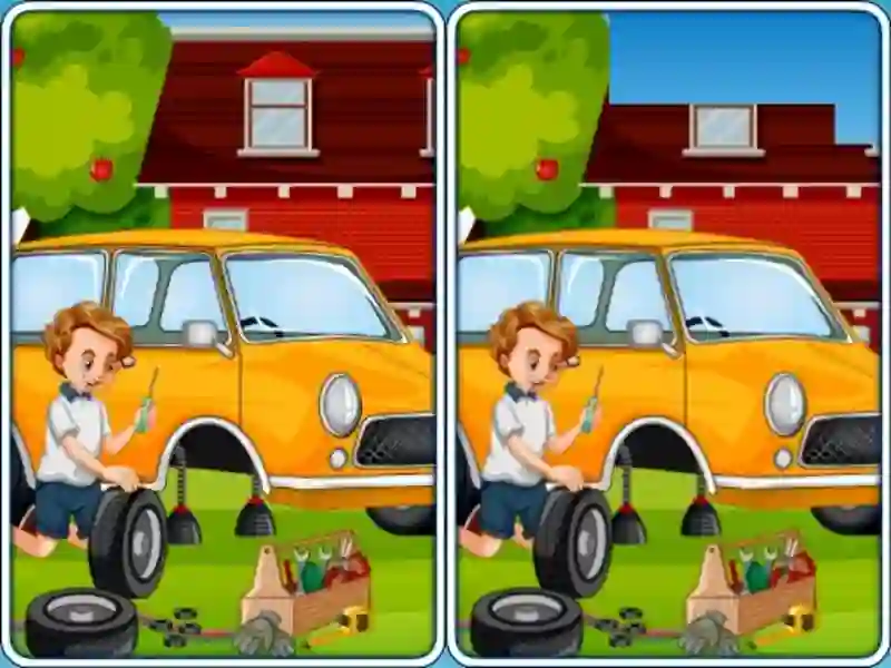 Peli Car Garage Differences verkossa