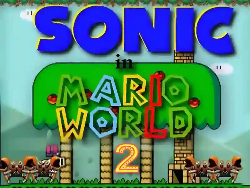Peli Sonic in Mario World 2 verkossa